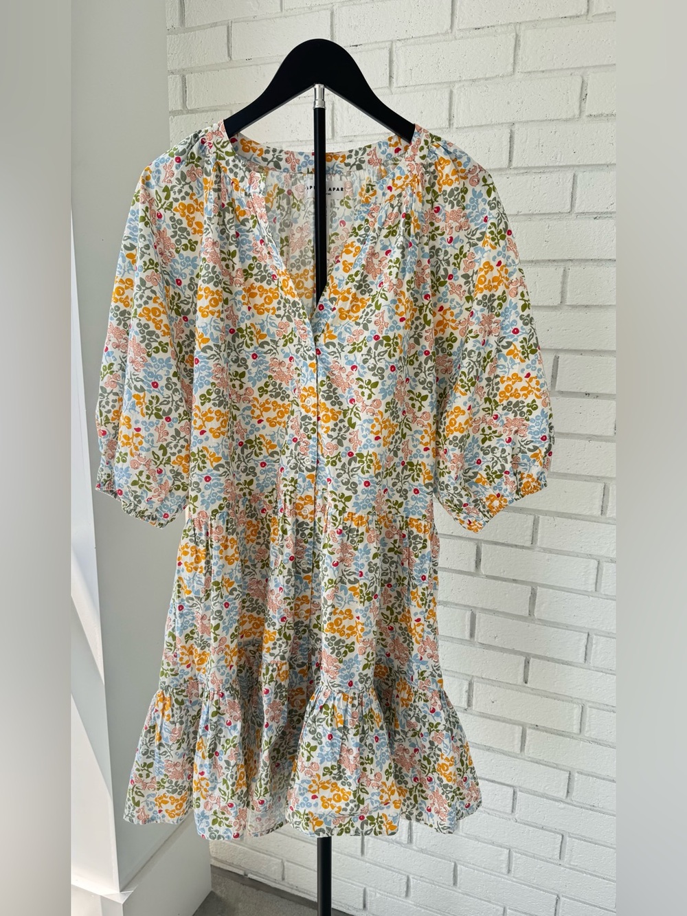 APIECE APART - Floral Dress with Multicolor Print